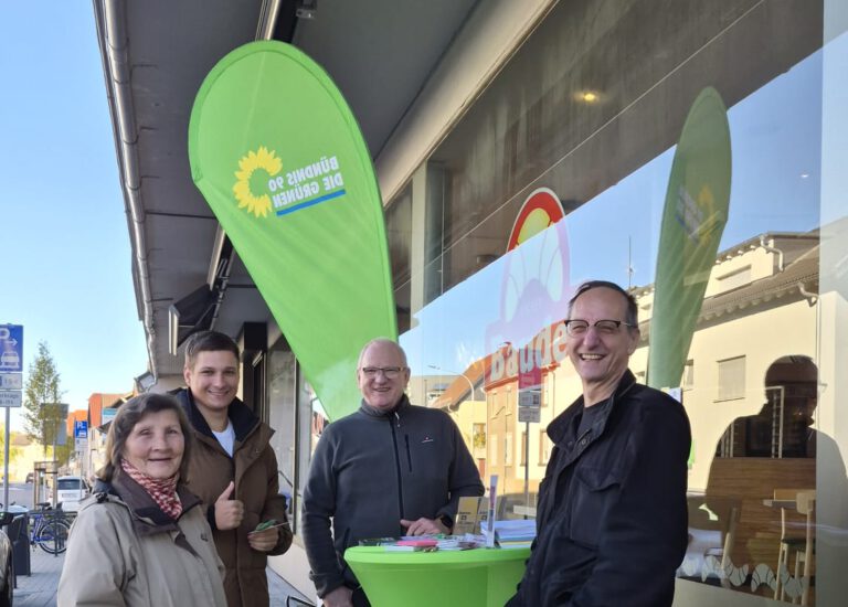 Viel Input beim Grünen Inputstand